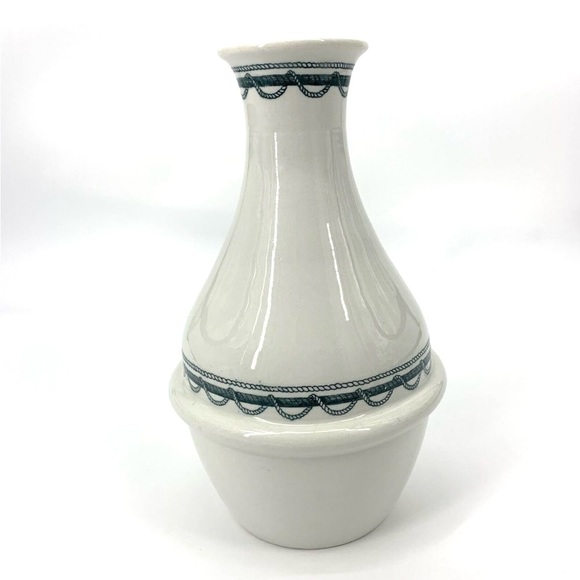 Vintage Nautical Barth And Son’s New York Pottery Jug Pitcher vase Navy - Picture 2 of 12